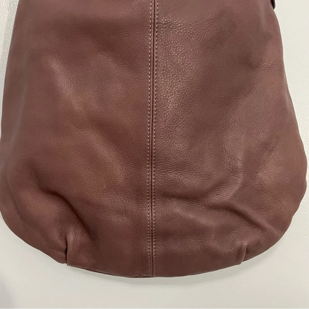 Christopher Kon Muave Leather Slouch Shoulder Bag